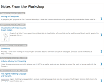 Tablet Screenshot of notesfromworkshop.blogspot.com