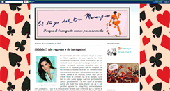 Desktop Screenshot of elotroyodeldoctormerengue.blogspot.com