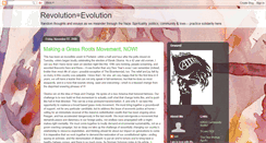 Desktop Screenshot of evolutionrevolution.blogspot.com