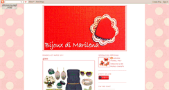 Desktop Screenshot of bijouxdimarilena.blogspot.com