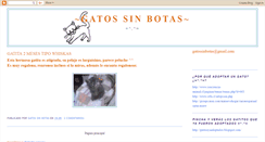 Desktop Screenshot of gatossinbotas.blogspot.com