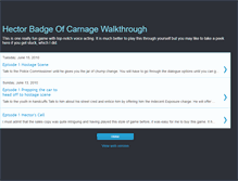 Tablet Screenshot of hectorwalkthrough.blogspot.com