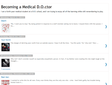 Tablet Screenshot of becomingamedicaldoctor.blogspot.com