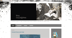 Desktop Screenshot of blogclaudiaweb.blogspot.com