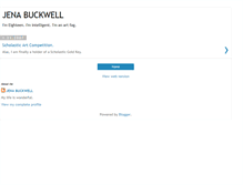Tablet Screenshot of jenabuckwell.blogspot.com