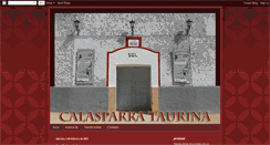 Desktop Screenshot of calasparrataurina.blogspot.com