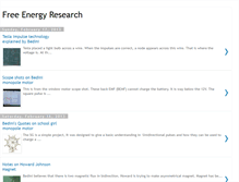 Tablet Screenshot of freeenergyresearch.blogspot.com