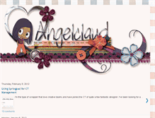 Tablet Screenshot of angelclaudscrapaholic.blogspot.com