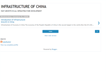 Tablet Screenshot of chinainfras.blogspot.com