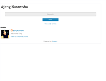 Tablet Screenshot of ajengstory.blogspot.com