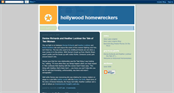 Desktop Screenshot of hollywoodhomewreckers.blogspot.com