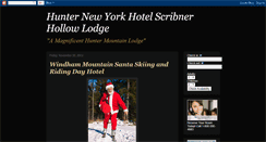 Desktop Screenshot of hunternyhotelscribnerhollowlodge.blogspot.com