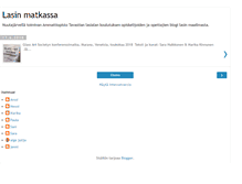 Tablet Screenshot of lasinmatkassa.blogspot.com