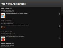 Tablet Screenshot of free-nokia-applications.blogspot.com