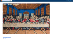 Desktop Screenshot of jesuslastsupper.blogspot.com