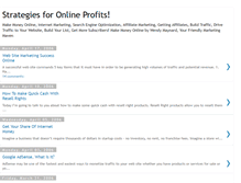 Tablet Screenshot of online-profit-strategies.blogspot.com