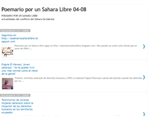Tablet Screenshot of poemariosahara.blogspot.com