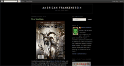 Desktop Screenshot of americanfrankenstein.blogspot.com