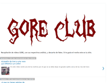 Tablet Screenshot of goreclub.blogspot.com