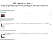 Tablet Screenshot of chp-newmarket-aurora.blogspot.com