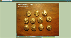 Desktop Screenshot of antiquegreekcoins.blogspot.com