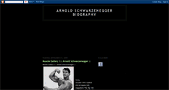 Desktop Screenshot of bio-arnold-schwarzenegger.blogspot.com