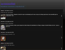 Tablet Screenshot of jeronimoslot.blogspot.com
