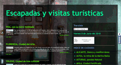 Desktop Screenshot of escapadasyvisitasturisticas.blogspot.com