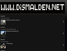 Tablet Screenshot of dismalden.blogspot.com