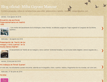 Tablet Screenshot of miliagayosomanzur.blogspot.com