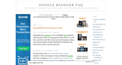 Desktop Screenshot of blogger-faq.blogspot.com