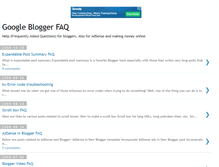 Tablet Screenshot of blogger-faq.blogspot.com