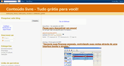 Desktop Screenshot of conteudolivreegratis.blogspot.com