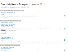 Tablet Screenshot of conteudolivreegratis.blogspot.com