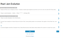 Tablet Screenshot of pearljamevolution2.blogspot.com