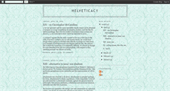 Desktop Screenshot of helveticacy.blogspot.com