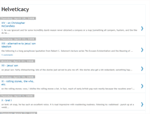 Tablet Screenshot of helveticacy.blogspot.com