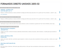 Tablet Screenshot of formandosdireitounisinos200502.blogspot.com