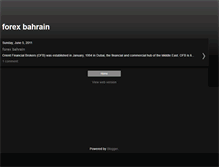 Tablet Screenshot of forexbahrain-usd.blogspot.com