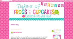 Desktop Screenshot of frogsandcupcakes.blogspot.com