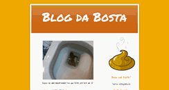 Desktop Screenshot of oblogdabosta.blogspot.com