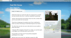 Desktop Screenshot of cartb4horse.blogspot.com