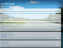 Tablet Screenshot of cartb4horse.blogspot.com
