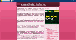 Desktop Screenshot of livescorehandbal-livescore.blogspot.com