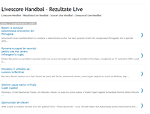Tablet Screenshot of livescorehandbal-livescore.blogspot.com