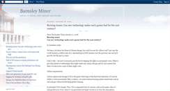 Desktop Screenshot of barnsleyminer.blogspot.com