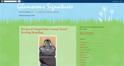 Desktop Screenshot of glamorous-signatures.blogspot.com