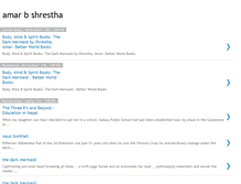 Tablet Screenshot of amarbshrestha.blogspot.com