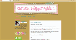 Desktop Screenshot of christiansugaraddict.blogspot.com