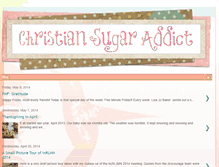 Tablet Screenshot of christiansugaraddict.blogspot.com